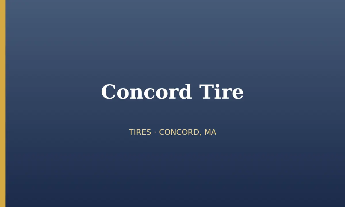 Concord Tire cover