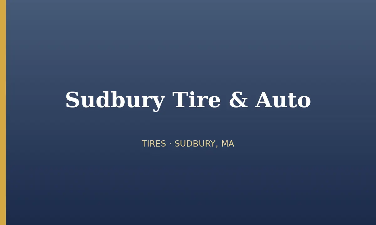 Sudbury Tire & Auto cover
